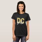 ワシントンDCガール州のプライドシンプルサンフラワーモ Tシャツ (正面フル)