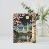 ワシントンDCキャピトル建物モニュメントヴィンテージ ポストカード (スタンド正面)