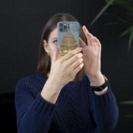 ワシントンDCキャピトル建物写真 iPhone 16ケース