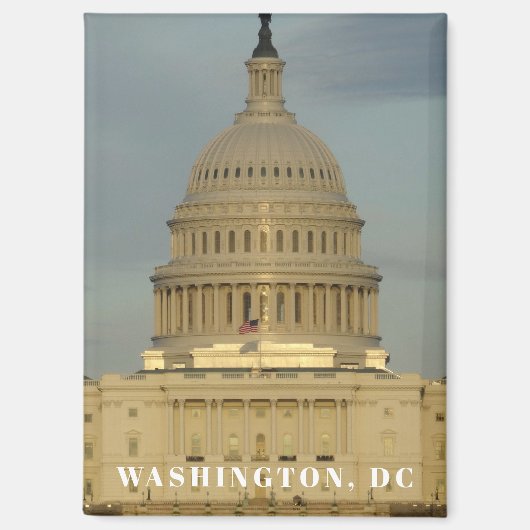 ワシントンDCキャピトル建物 マグネット (正面)