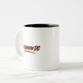 ワシントンDCグラフィティスタイル ツートーンマグカップ (正面左)