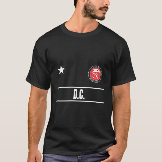 ワシントンDCサッカージャージー202オリジナル Tシャツ (正面)