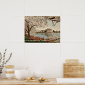 ワシントンDCジェファーソン記念ヴィンテージ旅行 ポスター (キッチン)