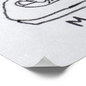 ワシントンDCジョージタウンのM通りのビュー。 ポスター (角)