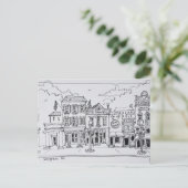 ワシントンDCジョージタウンのM通りのビュー。 ポストカード (スタンド正面)