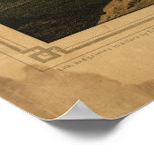 ワシントンDCジョージタウンアンティークパノラママップ ポスター (角)