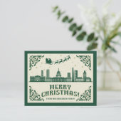 ワシントンDCスカイラインクリスマスホリデーポストカード シーズンポストカード (スタンド正面)