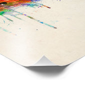 ワシントンDCスカイラインシティスケープ フォトプリント            (角)