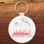 ワシントンDCスカイラインデザイン キーホルダー (正面)