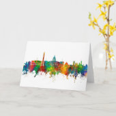 ワシントンDCスカイライン カード (黄色い花)