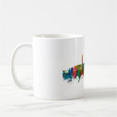 ワシントンDCスカイライン コーヒーマグカップ (左)