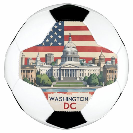 ワシントンDCスカイライン サッカーボール (正面)