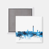 ワシントンDCスカイライン マグネット (正面/裏面)