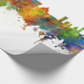 ワシントンDCスカイライン ラッピングペーパー (角)