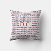 ワシントンDCタイポグラフィ クッション (裏面)
