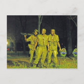 ワシントンDCナイトでベトナム戦争記念碑 ポストカード (正面)