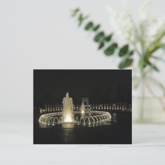 ワシントンDCナイト世界大戦記念館 ポストカード (スタンド正面)