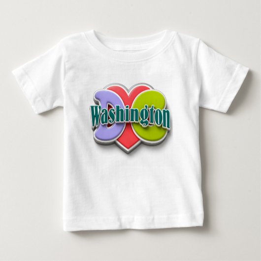 ワシントンDCプライド ベビーTシャツ (正面)