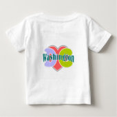 ワシントンDCプライド ベビーTシャツ (裏面)