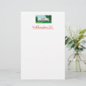 ワシントンDCホワイトハウス 便箋 (スタンド正面)