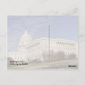 ワシントンDCポストカードワシントン記念碑 ポストカード (裏面)