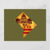 ワシントンdcマップ シーズンポストカード (正面)