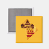 ワシントンdcマップ マグネット (正面/裏面)