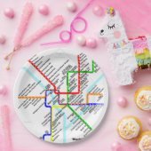 ワシントンDCメトロプレート ペーパープレート (パーティー)