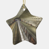 ワシントンDCメトロ鉄道駅 セラミックオーナメント (左)