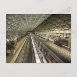 ワシントンDCメトロ鉄道駅 ポストカード