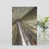 ワシントンDCメトロ鉄道駅 便箋 (スタンド正面)