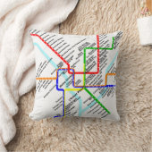 ワシントンDCメトロMoJoピロー クッション (ブランケット)