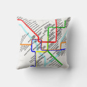 ワシントンDCメトロMoJoピロー クッション (裏面)