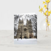 ワシントンDCモチーフの折り畳みグリーティングカード カード (黄色い花)