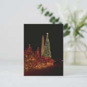 ワシントンDCモールのクリスマス装飾 シーズンポストカード (スタンド正面)