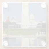 ワシントンDCモール ガラスコースター (裏面)