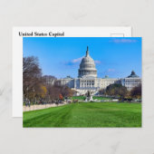 ワシントンDCランドマークキャピトル ポストカード (正面/裏面)