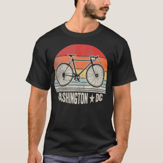 ワシントンDCレトロヴィンテージワシントン自転車7 Tシャツ