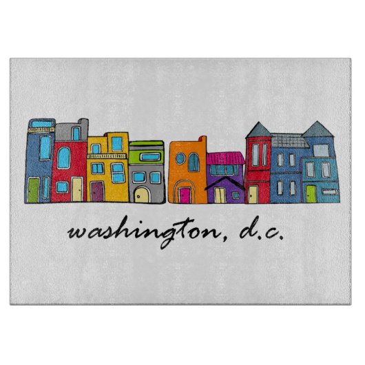 ワシントンDCロウハウシズ カッティングボード (正面)