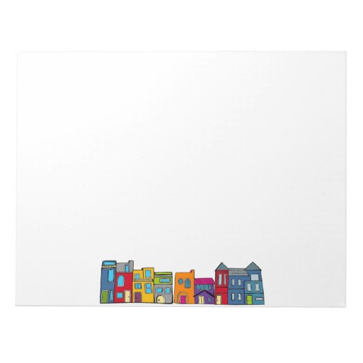 ワシントンDCローハウス ノートパッド (正面)