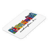 ワシントンDCローハウス マグネット (左側)