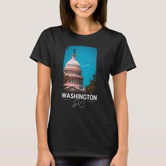 ワシントンDCワシントンツーリスワシントン2 Tシャツ (正面)