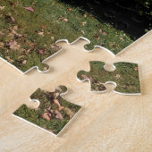 ワシントンDCワシントン記念碑と秋ツリー ジグソーパズル (側面)