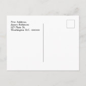 ワシントンDCヴィンテージへの移行アドレスの変更 案内ポストカード (裏面)