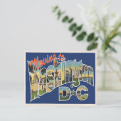 ワシントンDCヴィンテージへの移行アドレスの変更 案内ポストカード (スタンド正面)