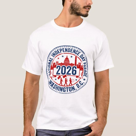 ワシントンDC全米独立記念日パレード202 Tシャツ (正面)