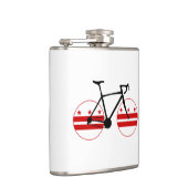 ワシントンDC国旗のサイクリング フラスク (右)