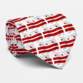 ワシントンDC国旗のネクタイ ネクタイ (ロール)