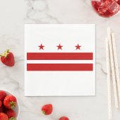 ワシントンDC国旗 スタンダードランチョンナプキン (インサイチュ)