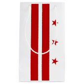 ワシントンDC国旗 スモールペーパーバッグ (正面)